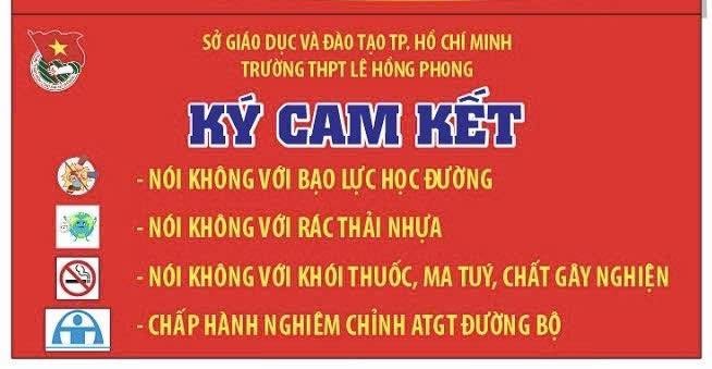 Ký cam kết - xây dựng môi trường học đường an toàn, lành mạnh